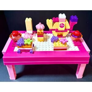 Unico Plus Cake design tea & coffee table stacking building blocks store inside
